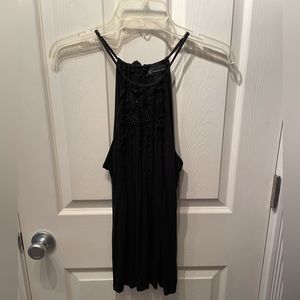 Halter Tank with Beaded Design